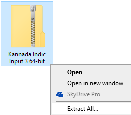 Kannada indic input installation