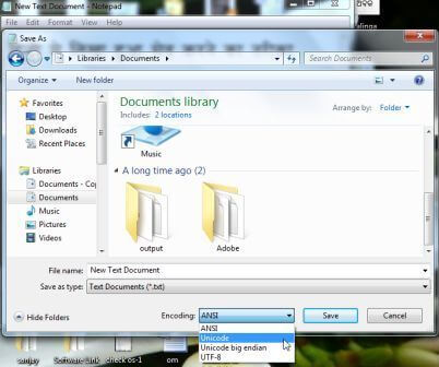 save in kannada notepad